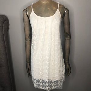 Lace slip dress